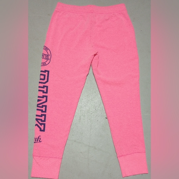PINK Hoodie Sweatshirt/Sweatpants Set,Size Medium For Both Top & Bottom - Picture 5 of 6
